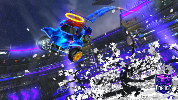 A Rocket League car design from alberito