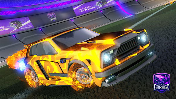 A Rocket League car design from Paul43