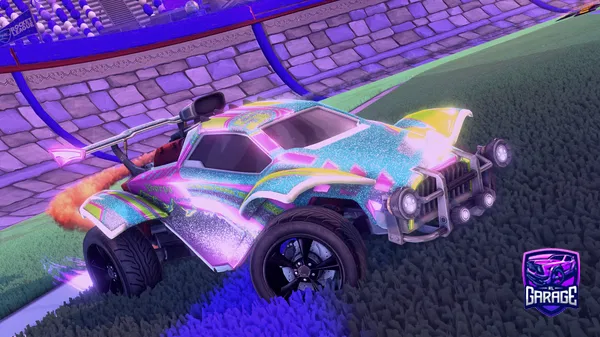 A Rocket League car design from BluexIce_