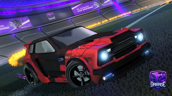 A Rocket League car design from Fifoludek