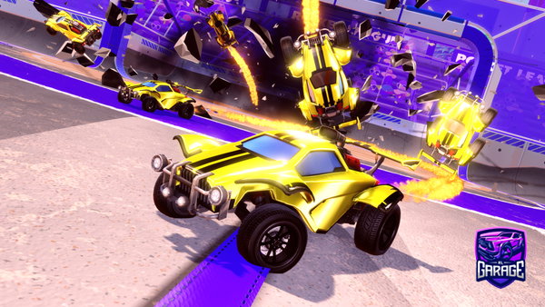 A Rocket League car design from IPA_4nToNyXonps4