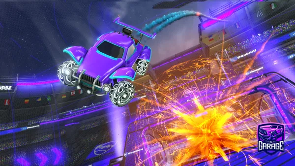 A Rocket League car design from Elioblokzijl