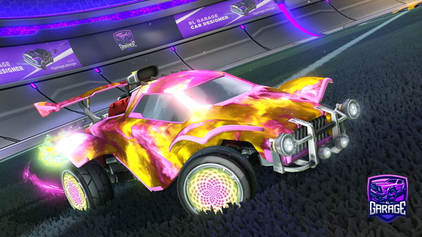 A Rocket League car design from frick_my_tm8