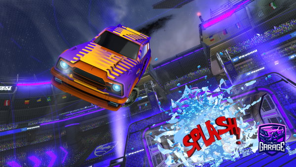 A Rocket League car design from XxRileythestream1