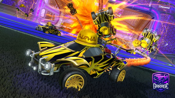 A Rocket League car design from OGtyler79