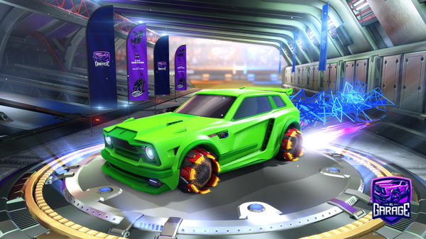 A Rocket League car design from meontophildake