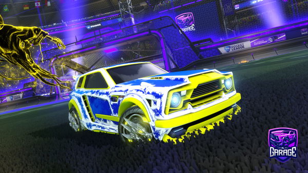 A Rocket League car design from JSSSSS