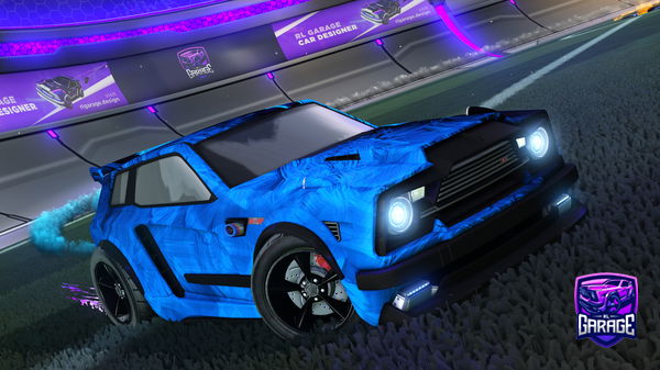 A Rocket League car design from Eli_Guy1235