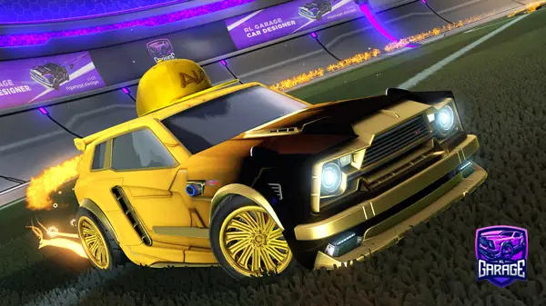 A Rocket League car design from harveywellybob