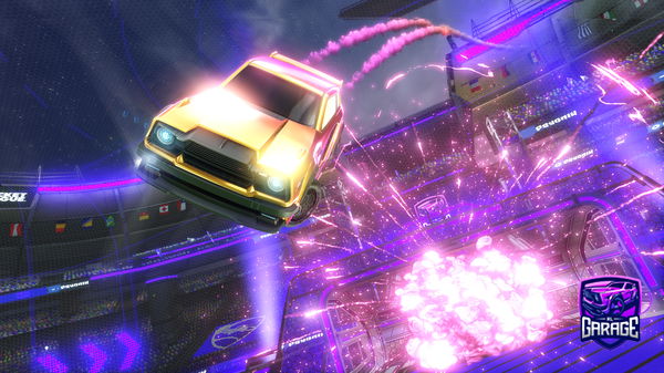 A Rocket League car design from Samupriscillo