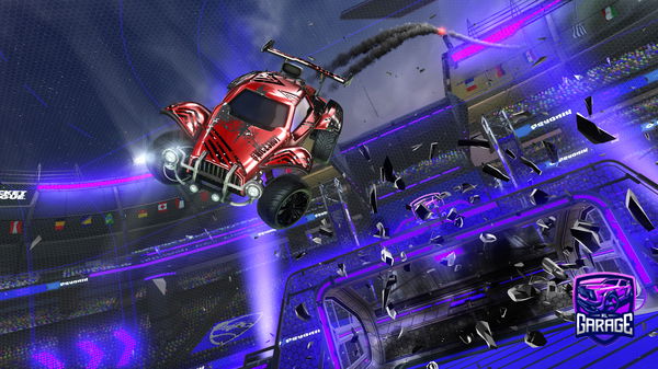 A Rocket League car design from lxVo1dxl