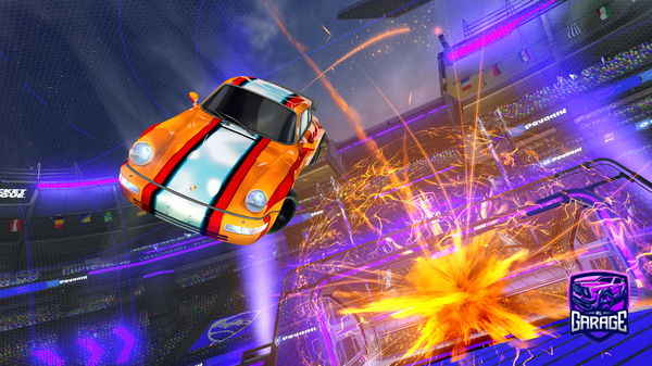 A Rocket League car design from Rafitas