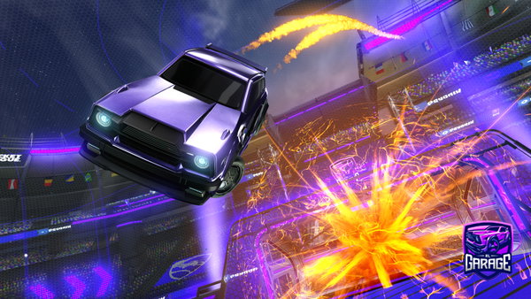 A Rocket League car design from 7w3n7y7m35ki113r