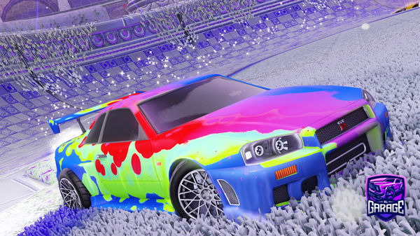 A Rocket League car design from icelemon