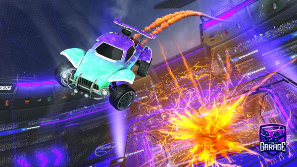 A Rocket League car design from Gibbo73