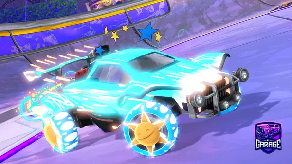 A Rocket League car design from -Goose-