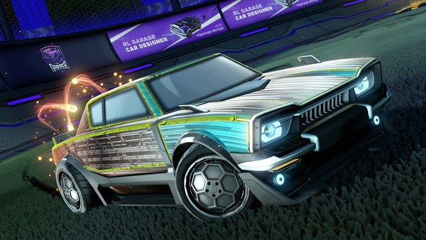 A Rocket League car design from LwGwNw