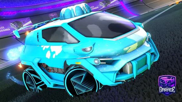 A Rocket League car design from MiniNey_