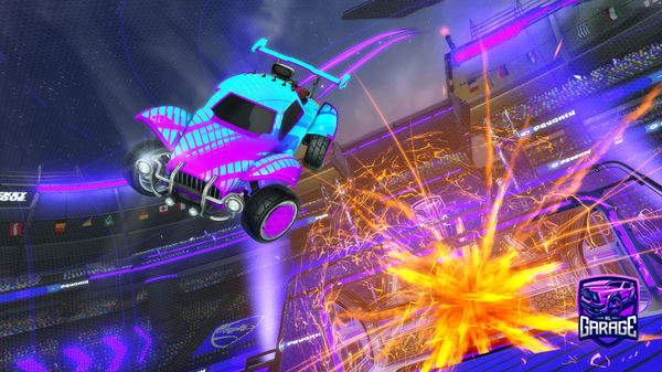 A Rocket League car design from GoFlyers34