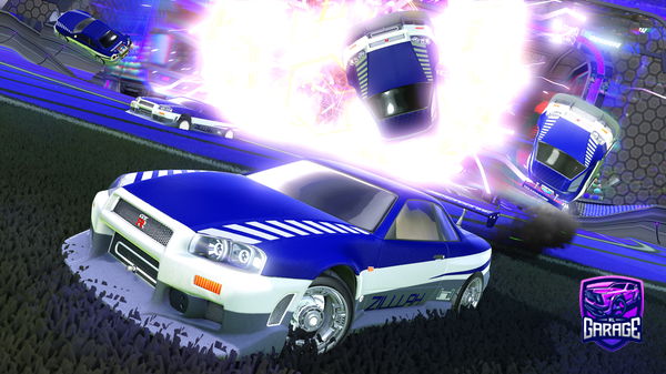 A Rocket League car design from Tygo1205