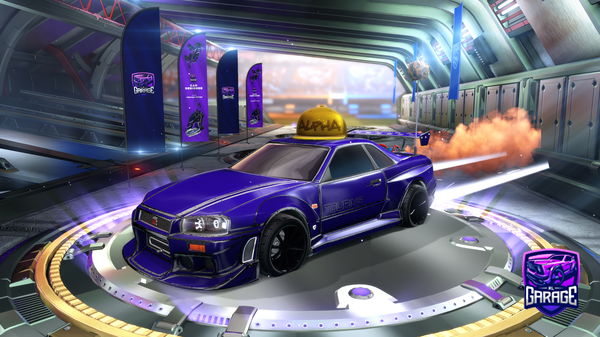 A Rocket League car design from TechGaur