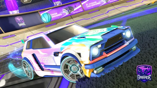 A Rocket League car design from RLGarage