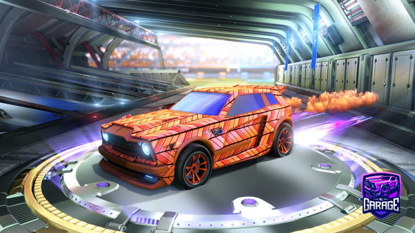 A Rocket League car design from fwade