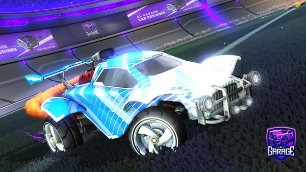A Rocket League car design from YT_MisTik