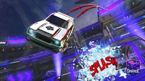 A Rocket League car design from Dxriaaan