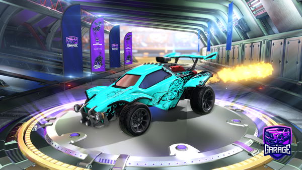 A Rocket League car design from MAXULTRAGAMER50