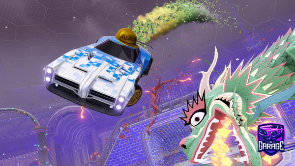 A Rocket League car design from iv139