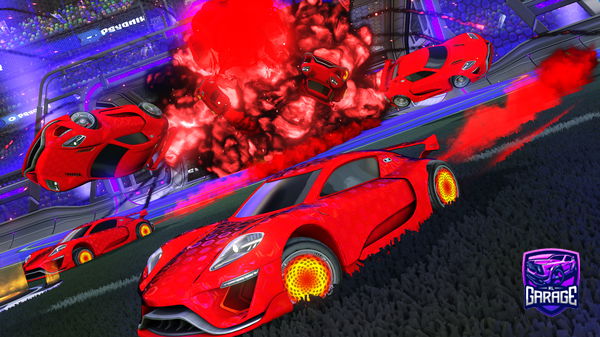 A Rocket League car design from AMROFRE