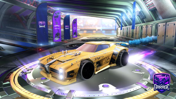 A Rocket League car design from Fedom