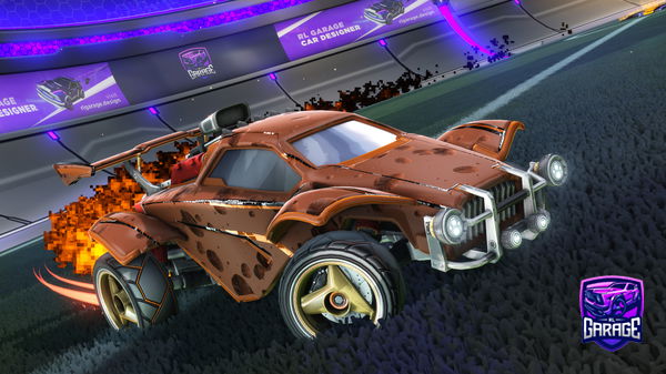 A Rocket League car design from Cat_232477