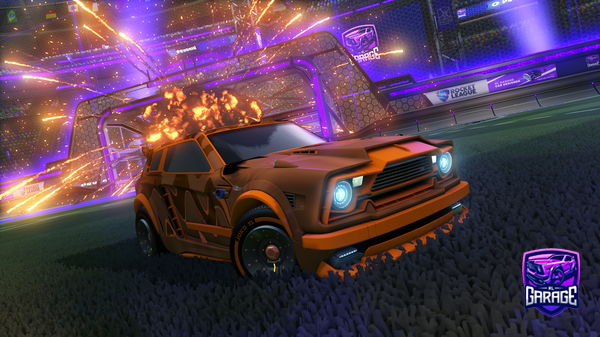 A Rocket League car design from ObliteroiD