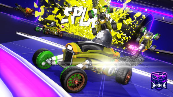 A Rocket League car design from SpacemanEv22
