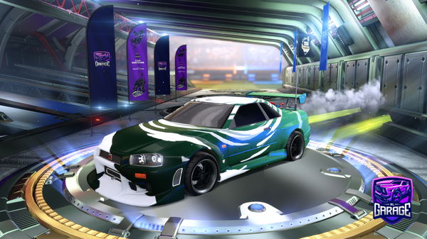 A Rocket League car design from Obamareal
