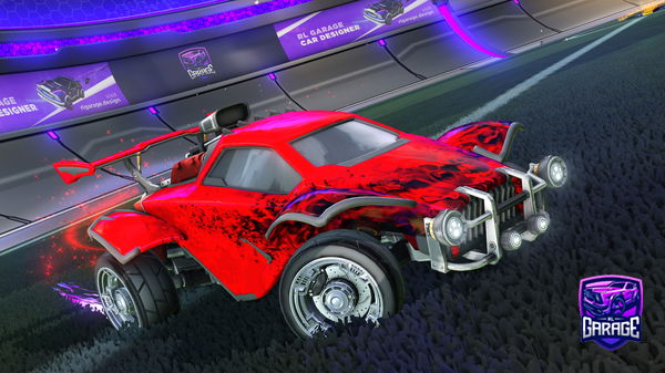 A Rocket League car design from KDoglett17