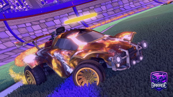 A Rocket League car design from Aztek2800