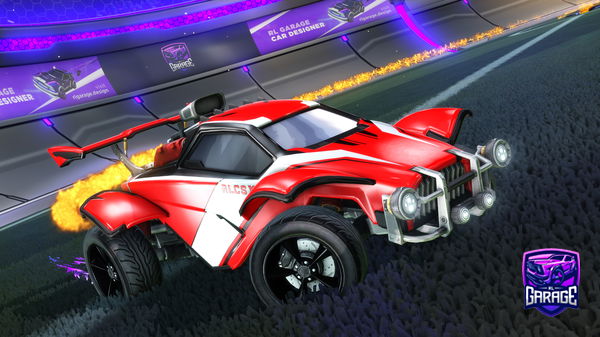 A Rocket League car design from oemblack