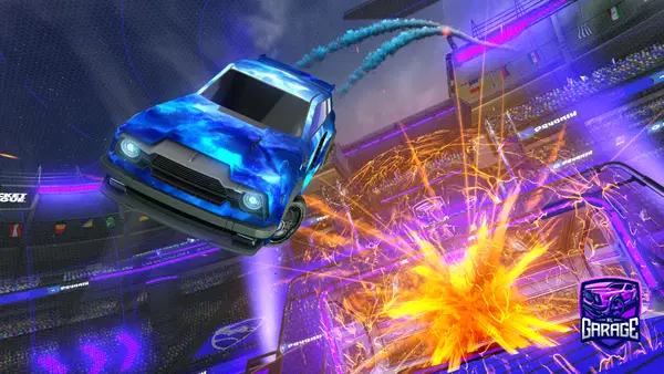 A Rocket League car design from Erbse