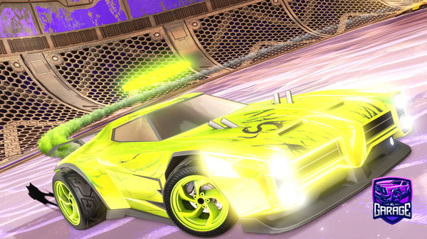 A Rocket League car design from BlackPufferfish