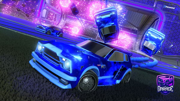 A Rocket League car design from Blennder