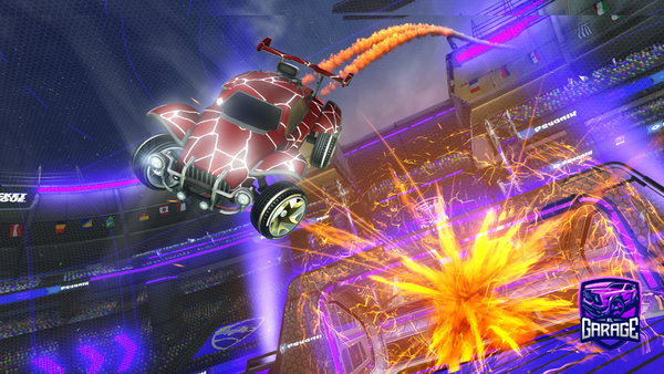 A Rocket League car design from streaksz