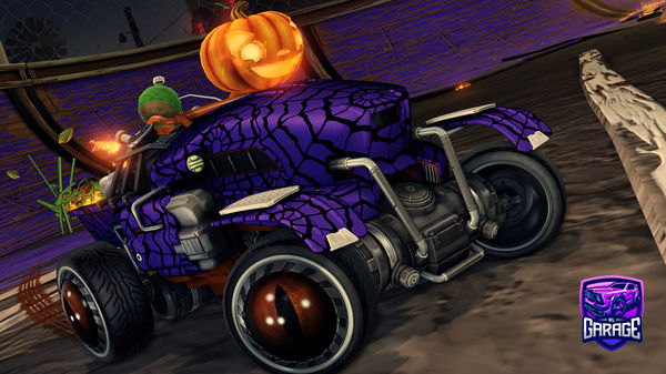 A Rocket League car design from nimbian