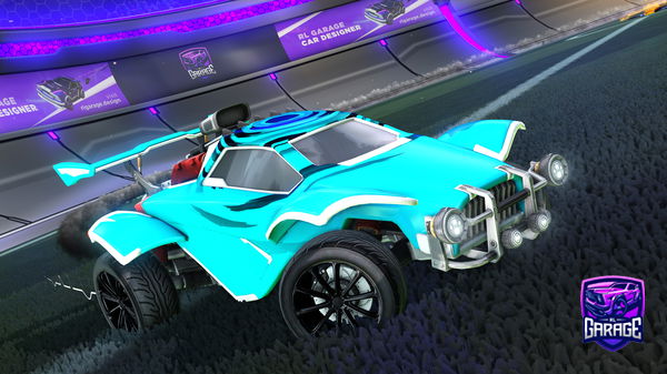 A Rocket League car design from Rustyman839015