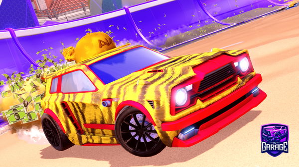 A Rocket League car design from ChumliiDoItBIG