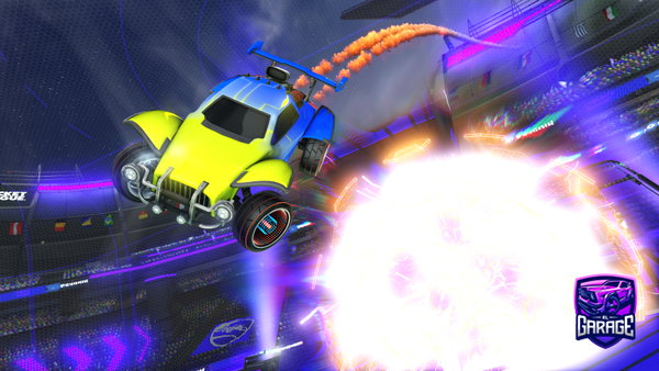 A Rocket League car design from Dabboy999