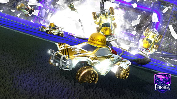 A Rocket League car design from Grubejust