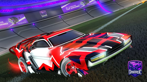 A Rocket League car design from ItsBiscuit